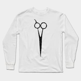 Scissors-Black Long Sleeve T-Shirt